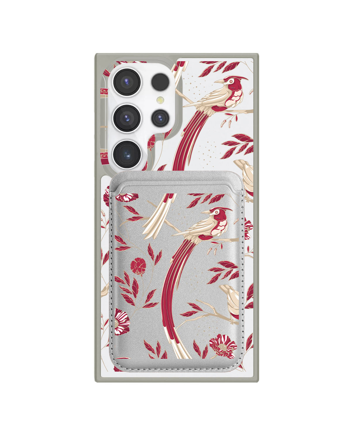 Android Magnetic Wallet Case - Lovebird 8.0