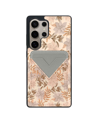 Android Avant Wallet Case - Rustic Lily