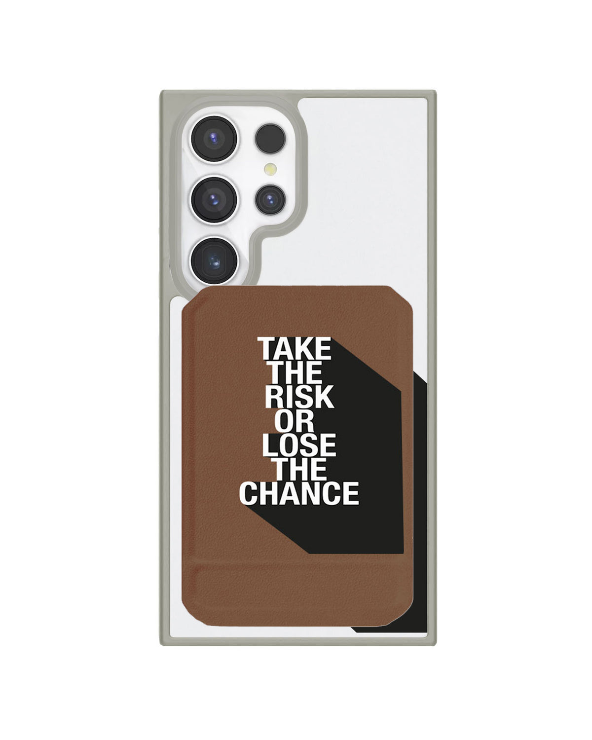 Android Magnetic Multifold Wallet - Take The Risk