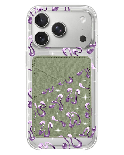 iPhone Phone Wallet Case - Chrome Monogram 4.0