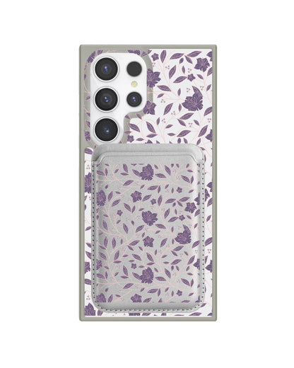 Android Magnetic Wallet Case - Sketchy Flower 4.0