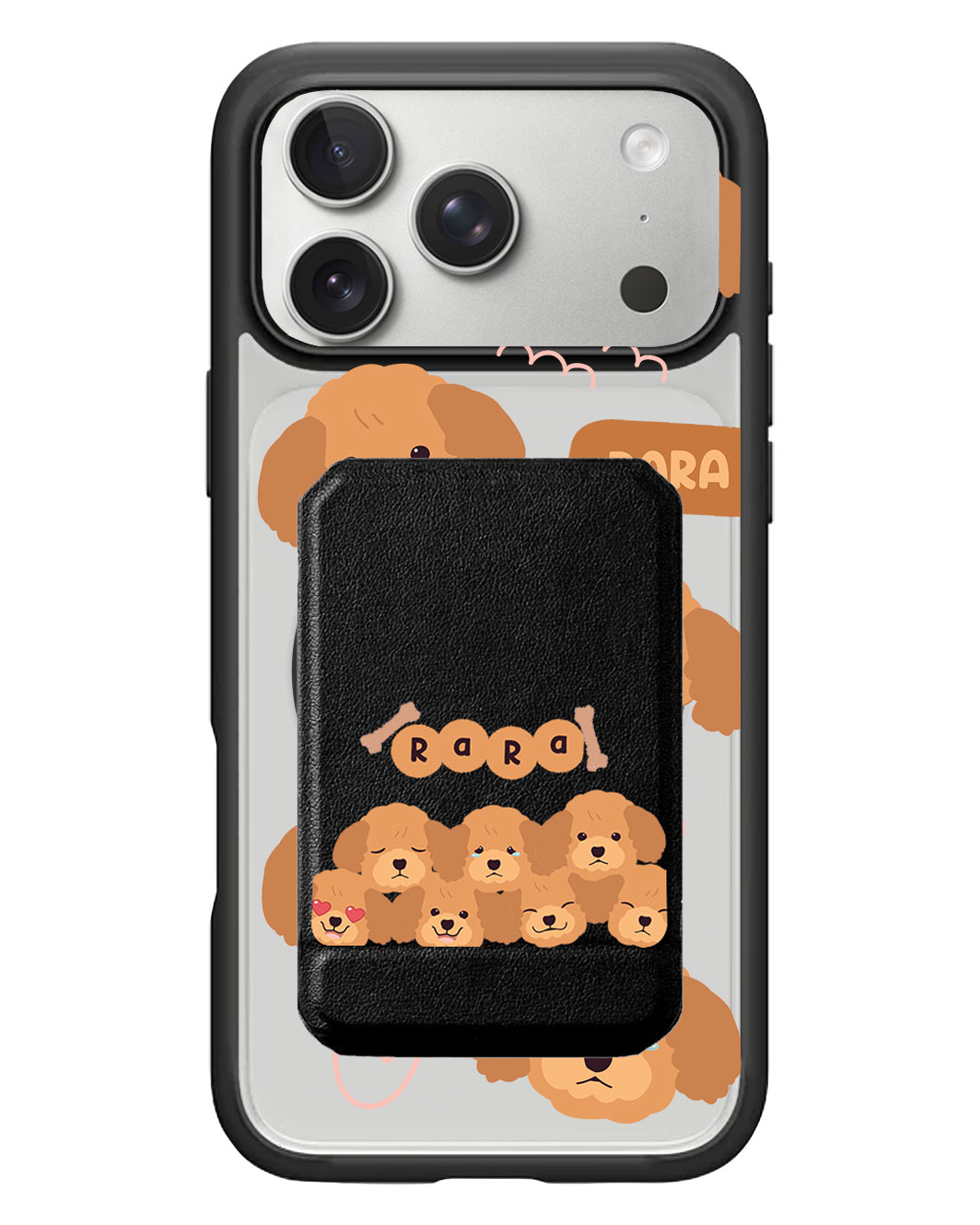 iPhone Magnetic Multifold Wallet - Poodle Squad 3.0