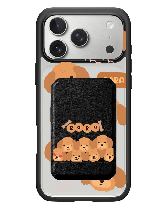 iPhone Magnetic Multifold Wallet - Poodle Squad 3.0
