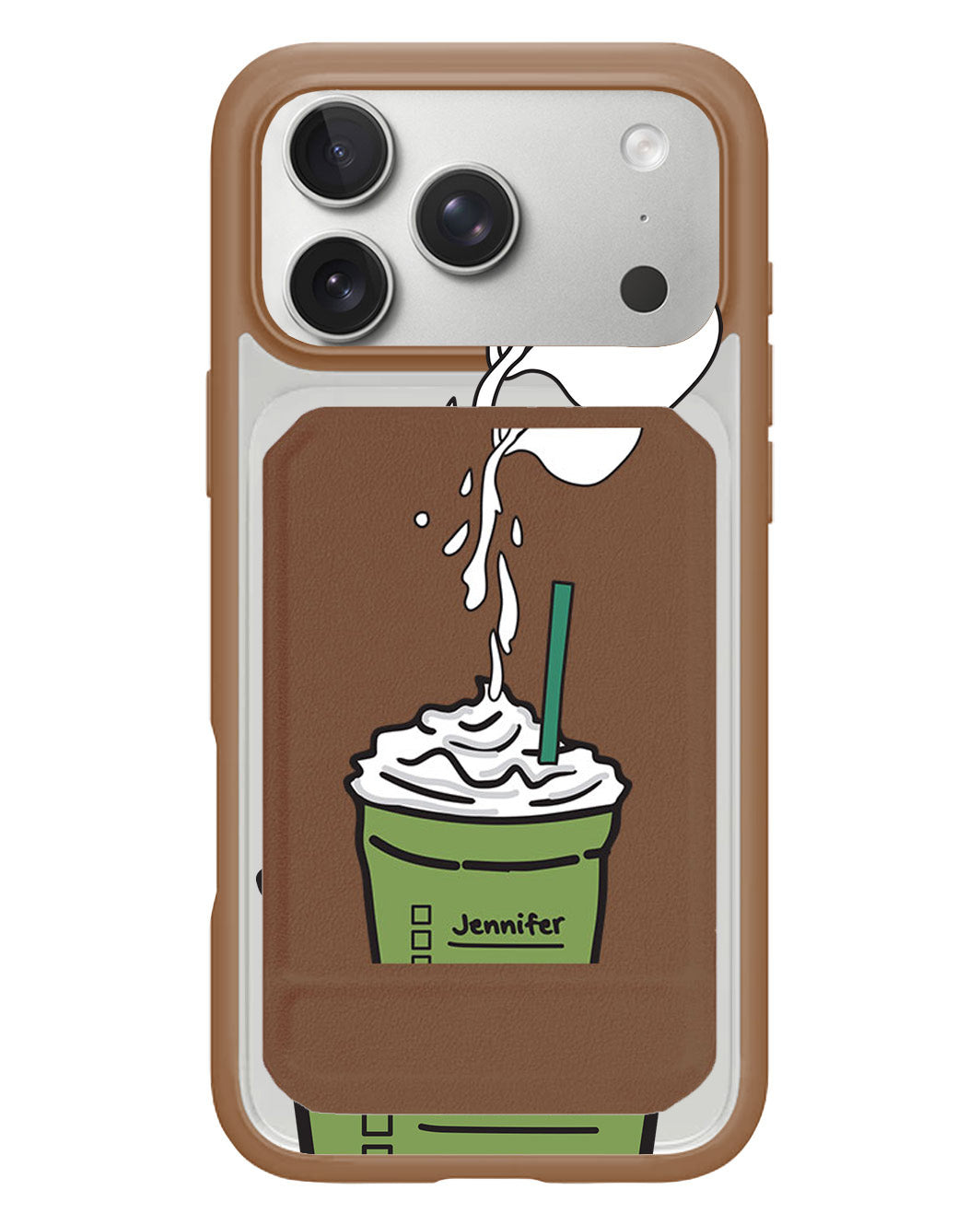 iPhone Magnetic Multifold Wallet - Frappe Matcha