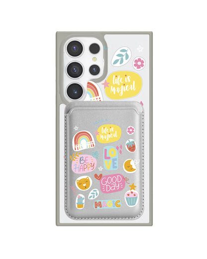 Android Magnetic Wallet Case - Good Day 1.0