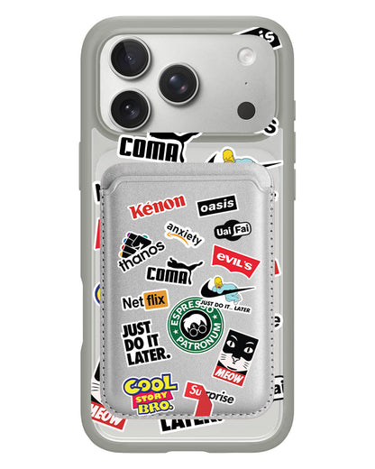 iPhone Magnetic Wallet Case - Brand Parody 1.0