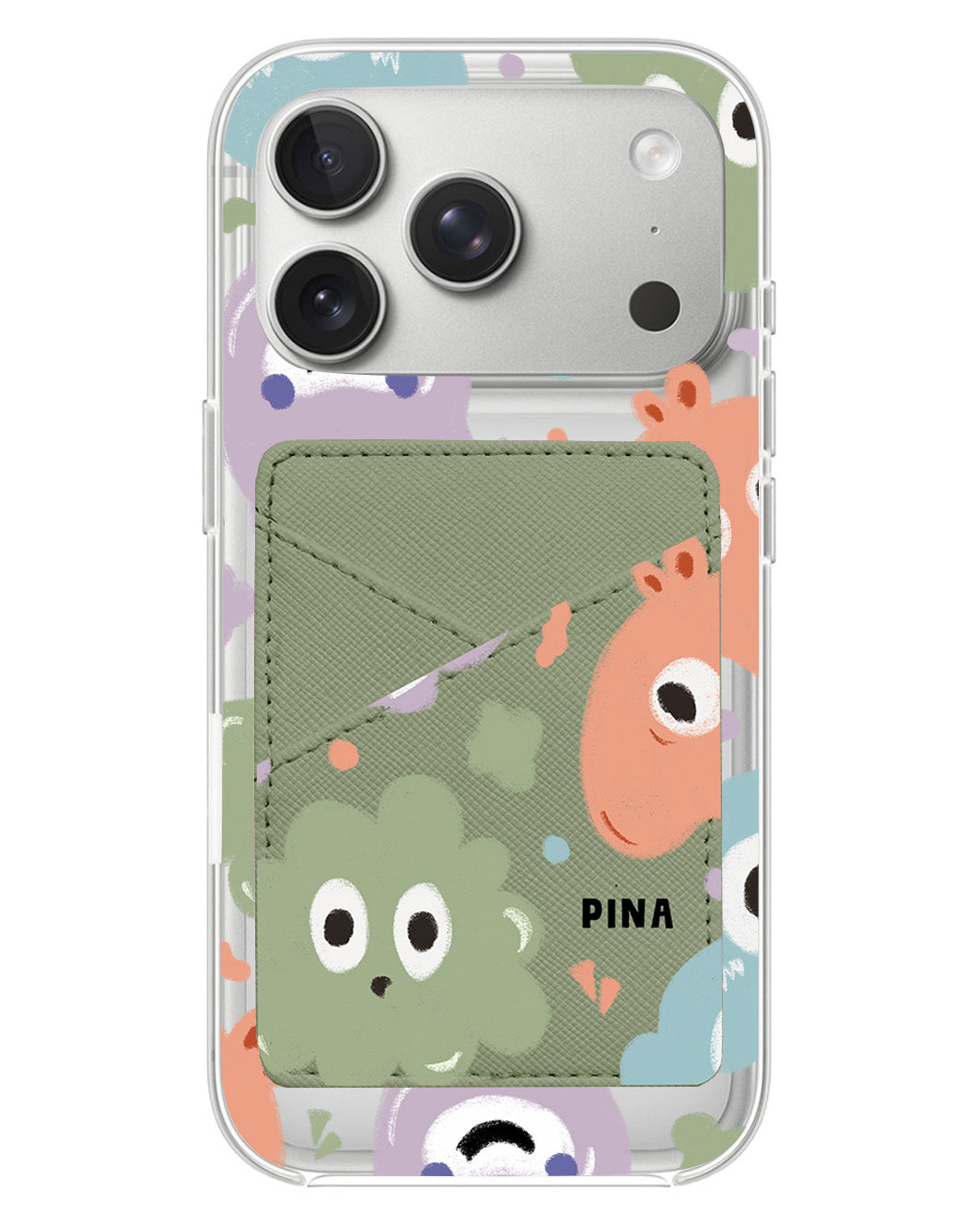 iPhone Phone Wallet Case - Cute Monster 2