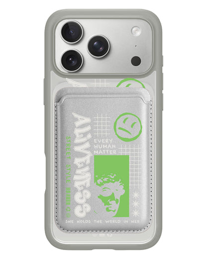 iPhone Magnetic Wallet Case - Alive