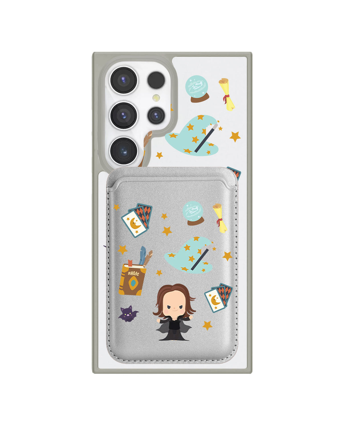 Android Magnetic Wallet Case - Little Hogwarts