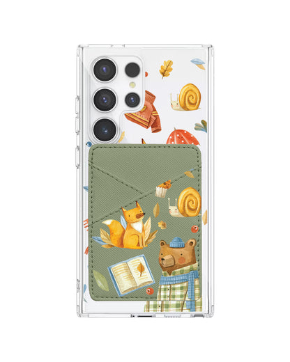 Android Phone Wallet Case - Bear & Fox
