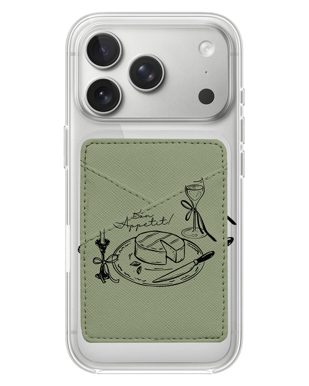iPhone Phone Wallet Case - Bon Appetit
