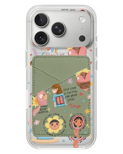 iPhone Phone Wallet Case - Self Love Club