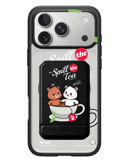 iPhone Magnetic Multifold Wallet - Spill the Tea