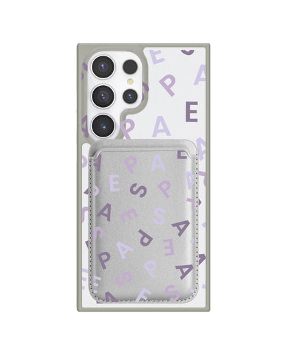 Android Magnetic Wallet Case - Aespa Monogram