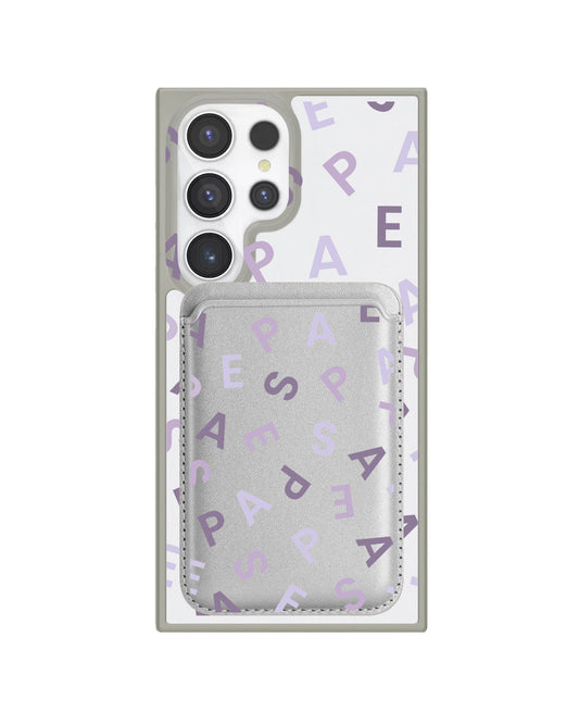 Android Magnetic Wallet Case - Aespa Monogram