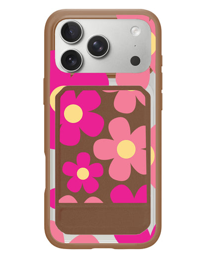 iPhone Magnetic Multifold Wallet - Daisy Delight