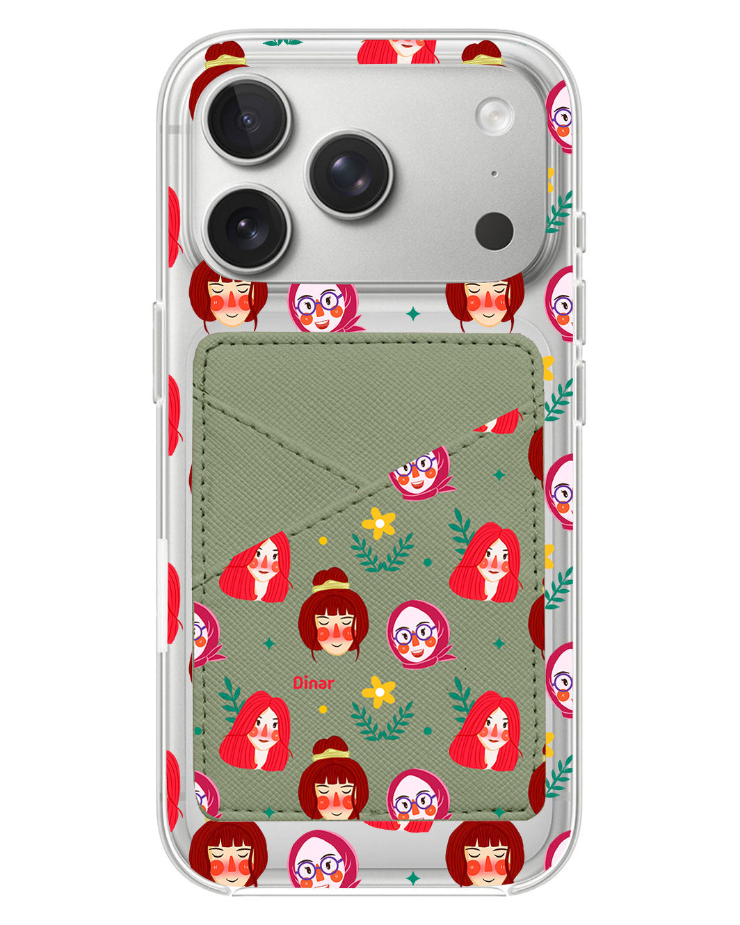 iPhone Phone Wallet Case - Lovely Faces