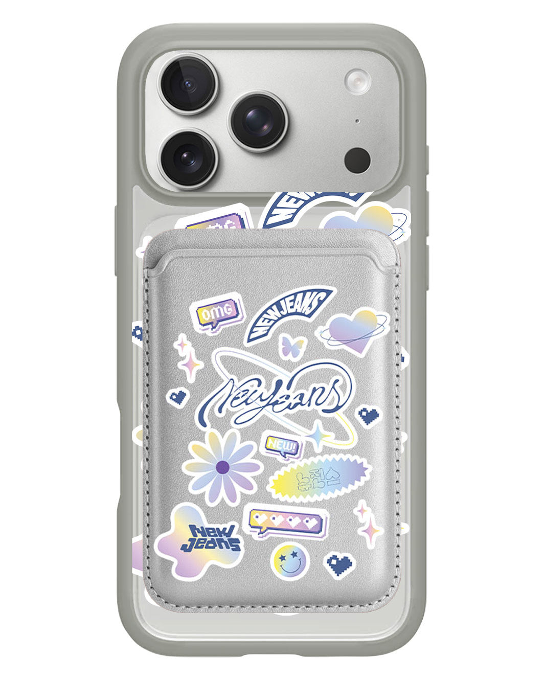 iPhone Magnetic Wallet Case - New Jeans OMG 2.0