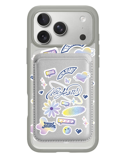 iPhone Magnetic Wallet Case - New Jeans OMG 2.0