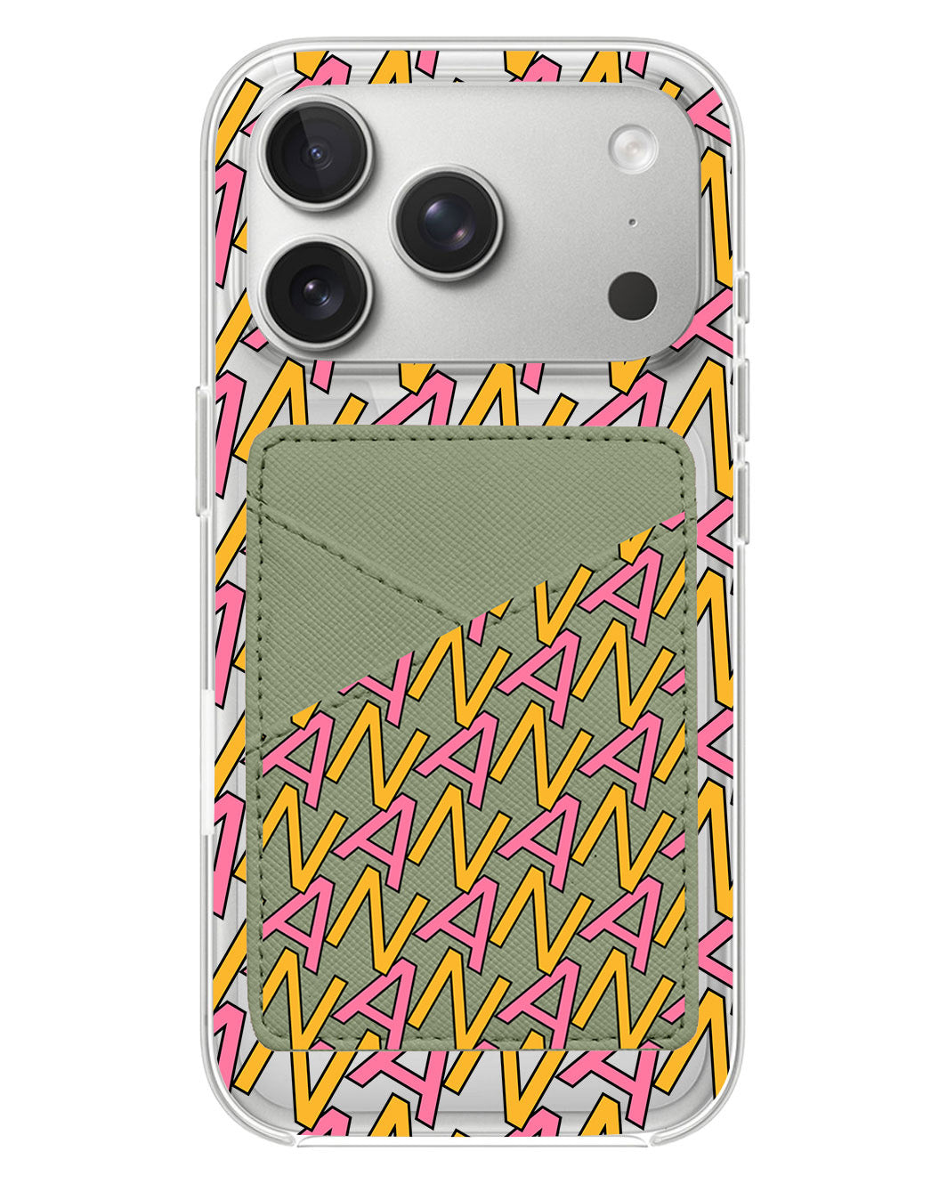 iPhone Phone Wallet Case - Initial 3.0 Monogram