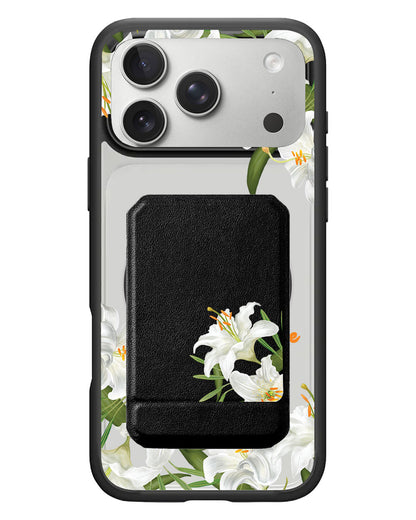 iPhone Magnetic Multifold Wallet -  Lily of The Valley