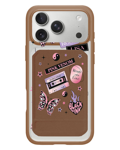 iPhone Magnetic Multifold Wallet - Blackpink Born Pink