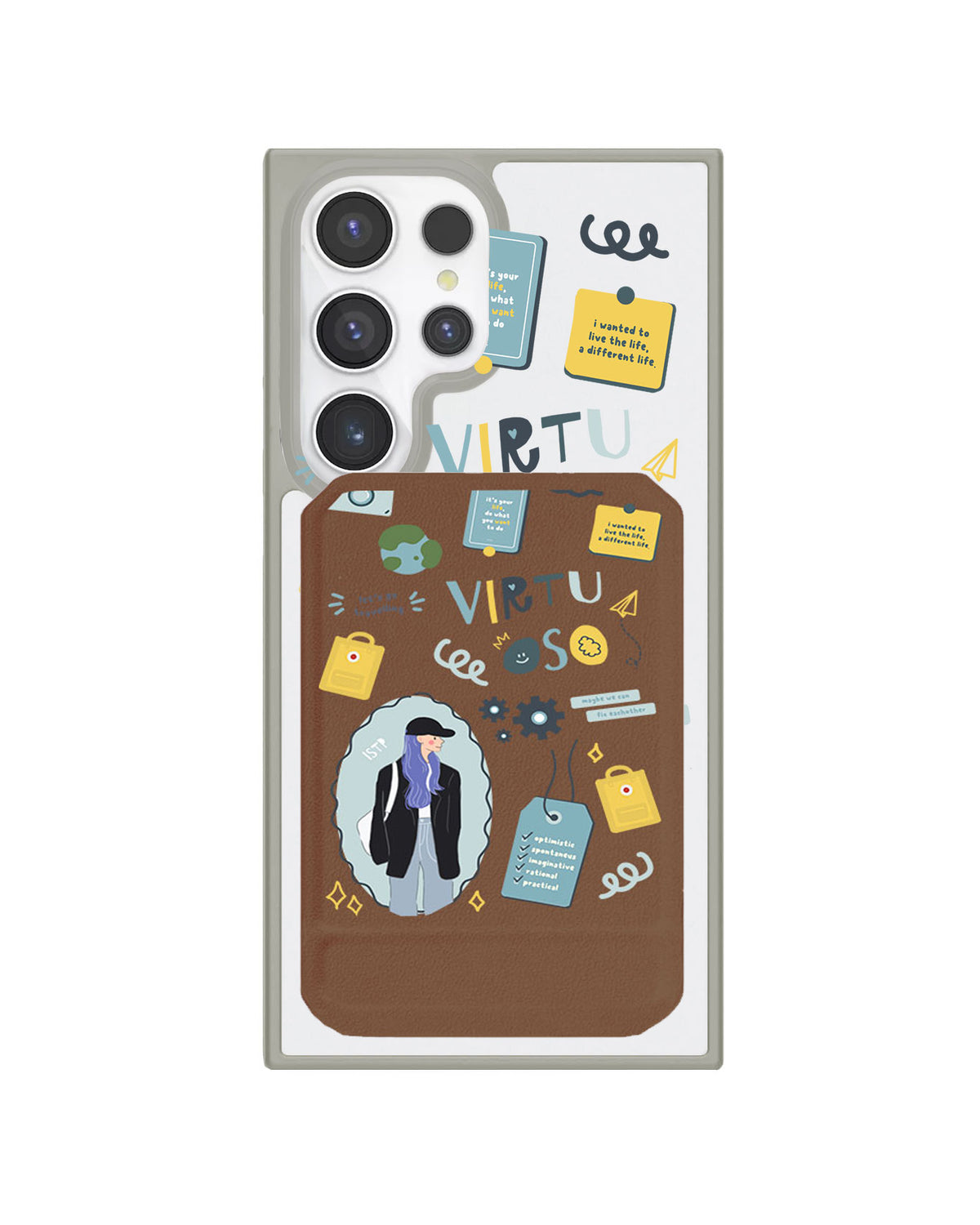 Android Magnetic Multifold Wallet - ISTP