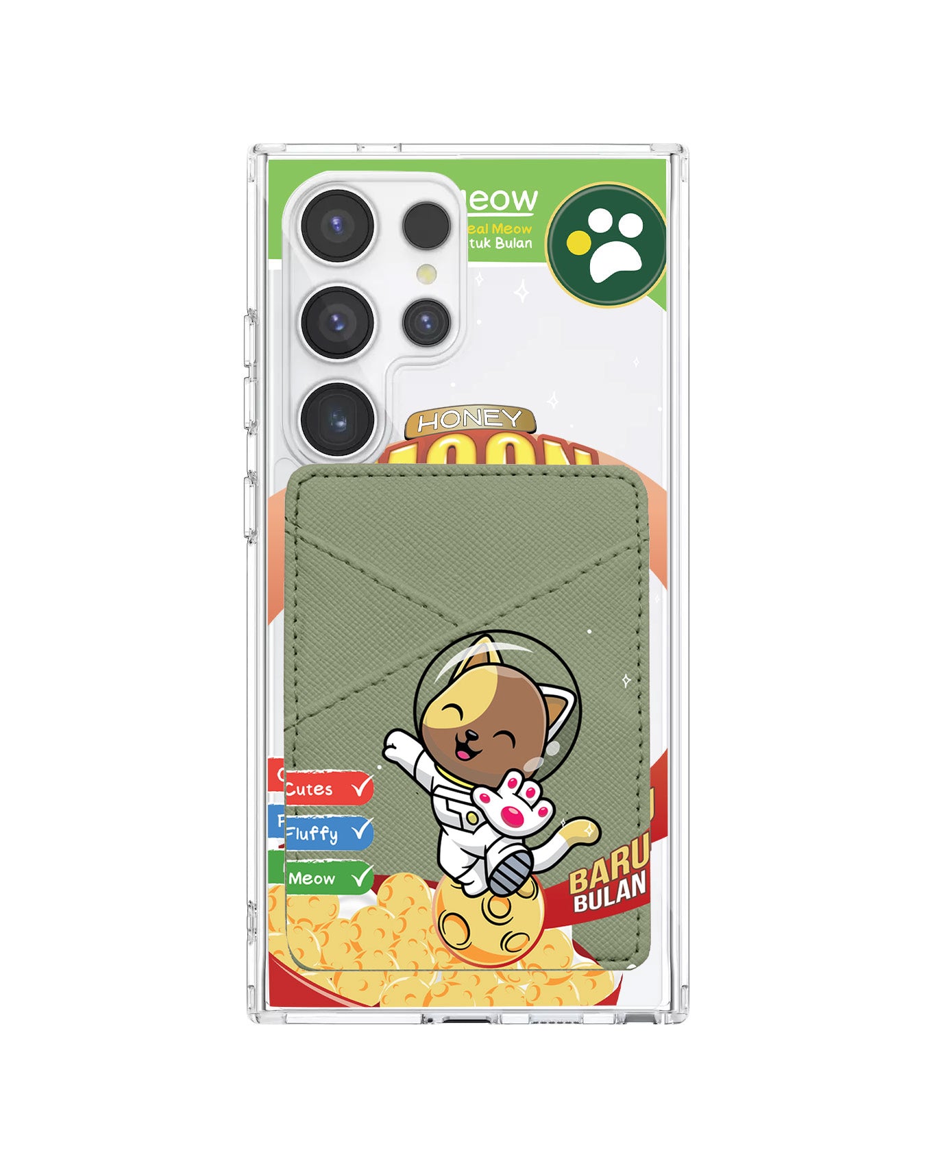 Android Phone Wallet Case - Honey Moon
