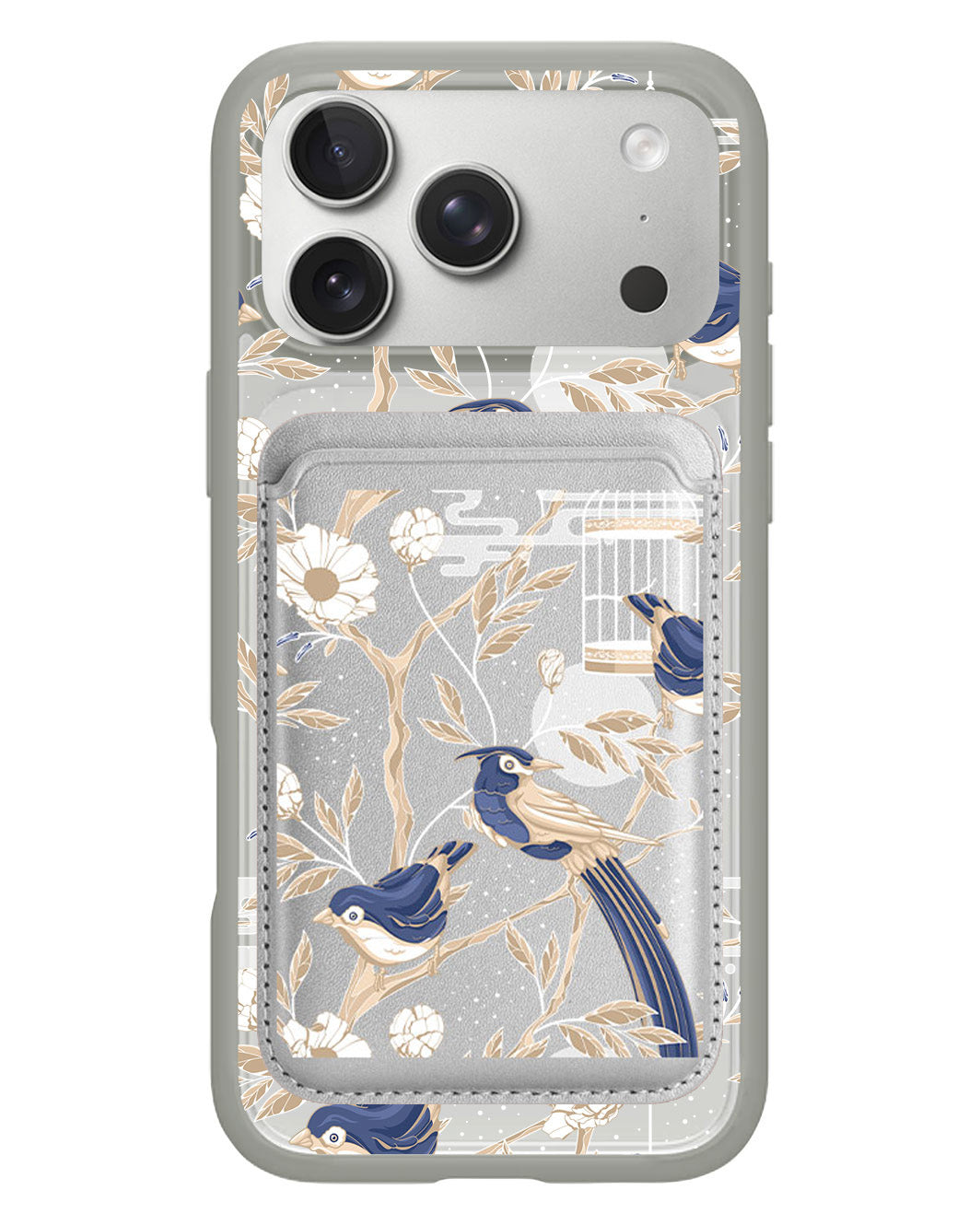 iPhone Magnetic Wallet Case - Lovebird 1.0