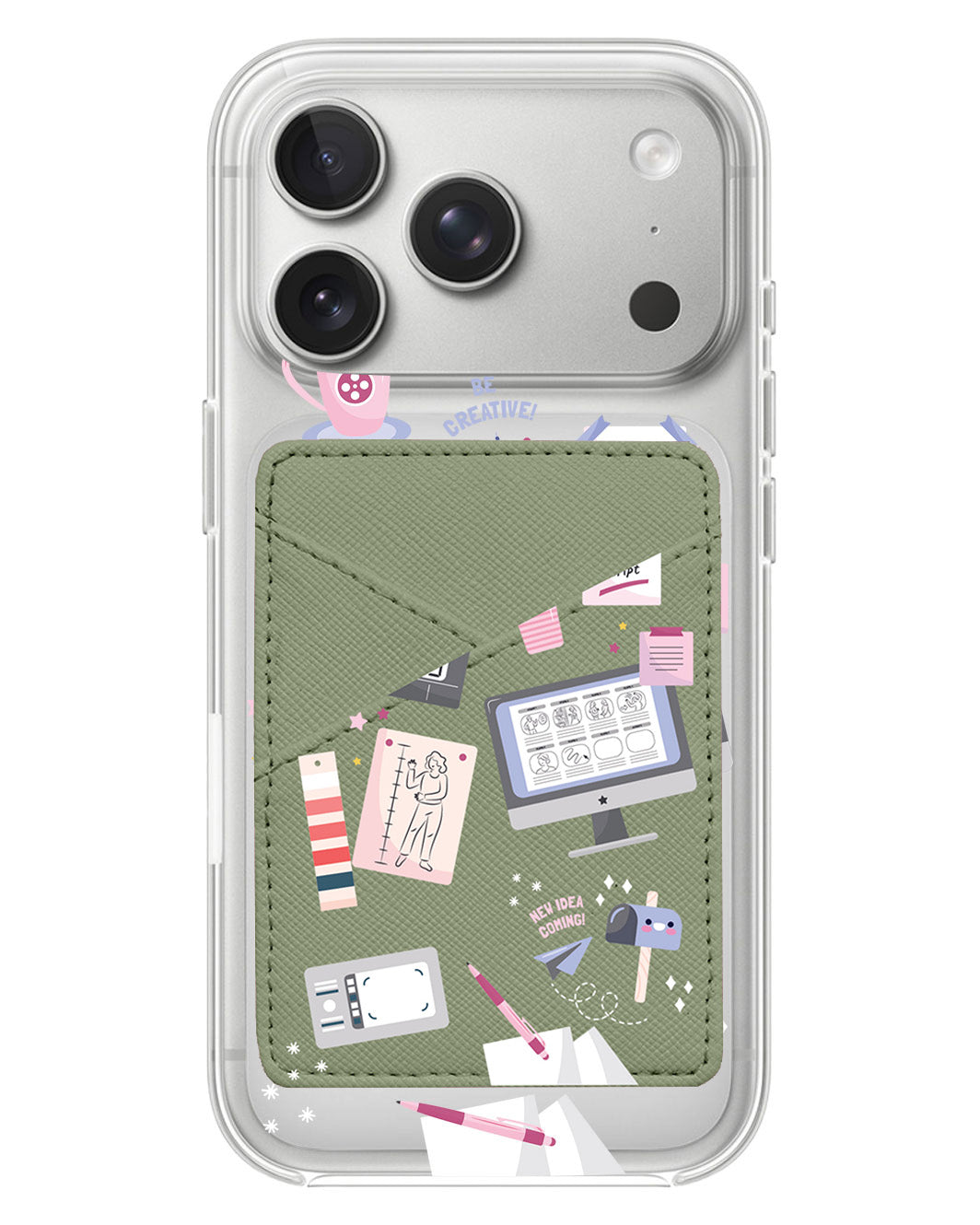 iPhone Phone Wallet Case - Designer