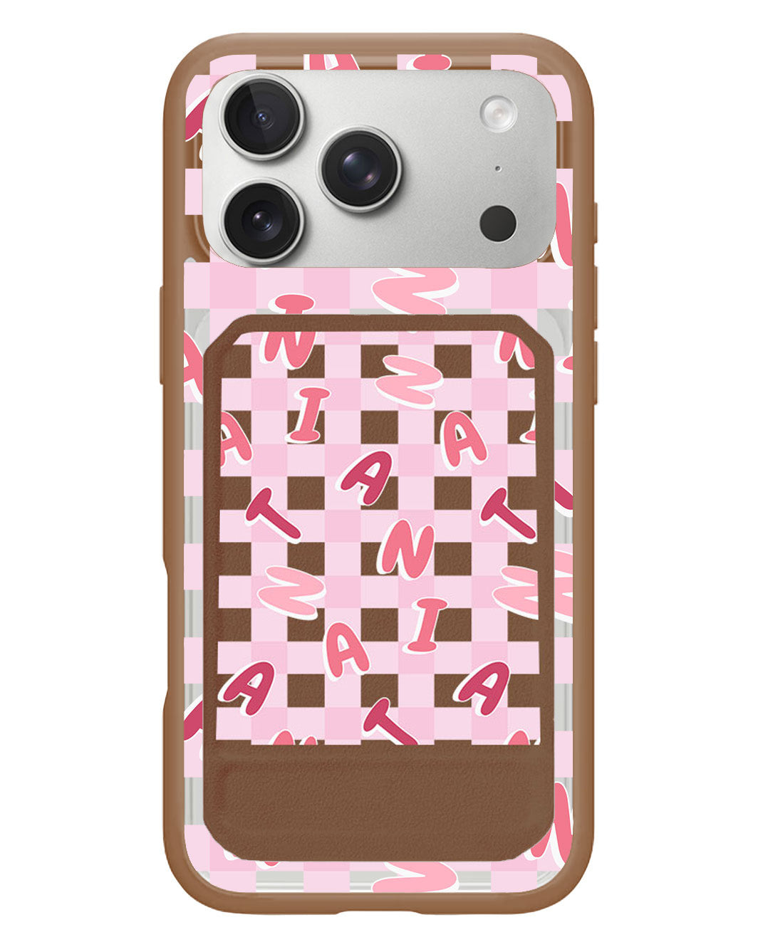 iPhone Magnetic Multifold Wallet - Checkered Monogram 1.0