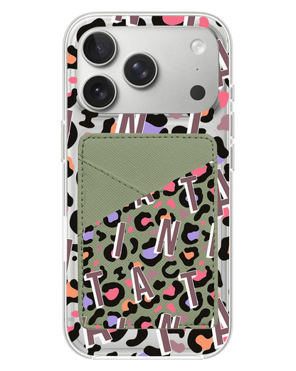 iPhone Phone Wallet Case - Leopard Monogram 5.0