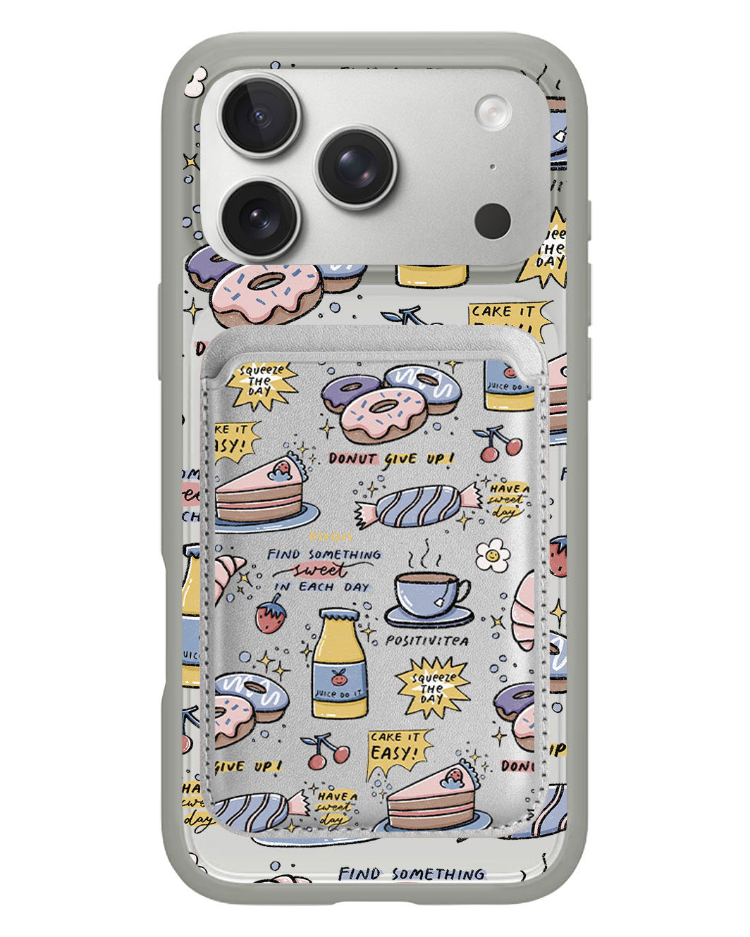 iPhone Magnetic Wallet Case - Sweets