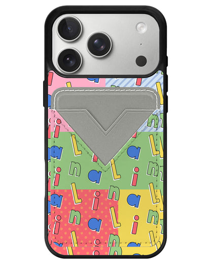 iPhone Avant Wallet Case - Abstract Monogram 1.0