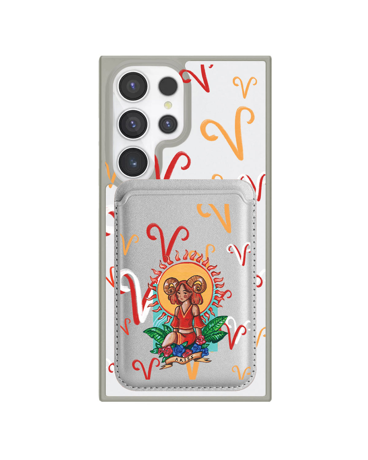 Android Magnetic Wallet Case - Aries