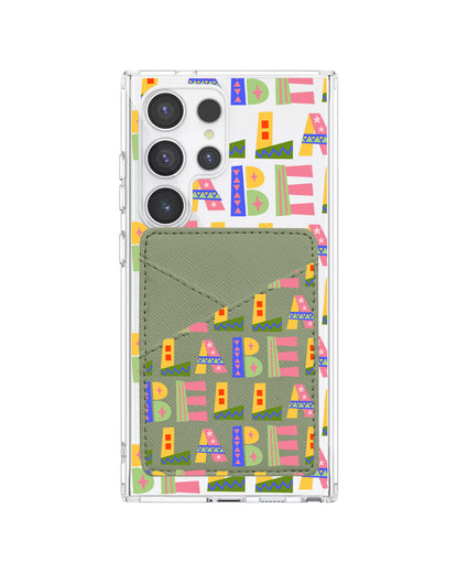 Android Phone Wallet Case - Playful Monogram 5.0