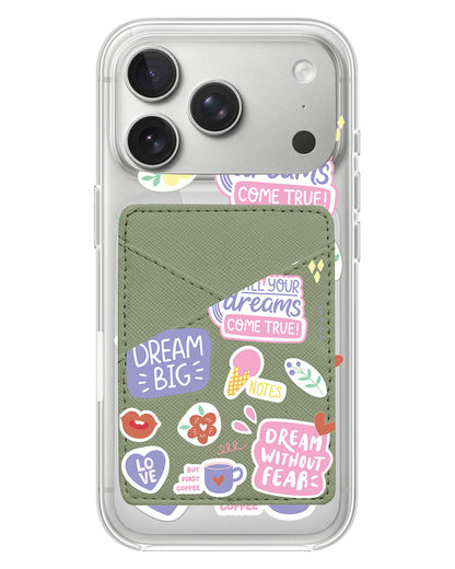 iPhone Phone Wallet Case - Dream Sticker Pack
