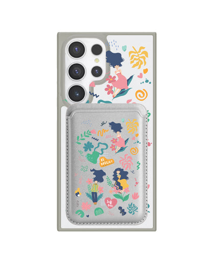 Android Magnetic Wallet Case - Self Love Sticker Pack 2.0