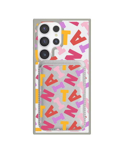 Android Magnetic Wallet Case - Scattered Monogram 1.0