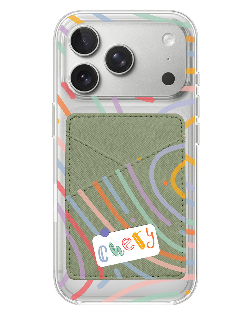 iPhone Phone Wallet Case - Doodle Monogram 2.0