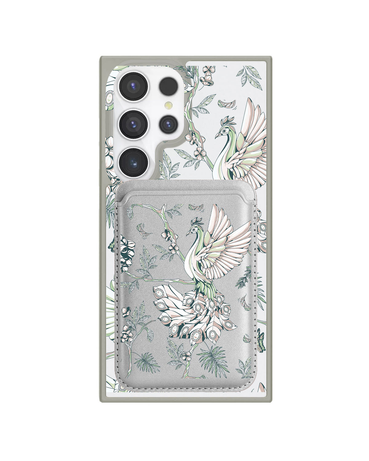 Android Magnetic Wallet Case - Peacock 4.0