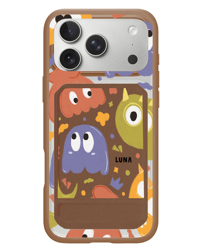 iPhone Magnetic Multifold Wallet - Cute Monster 1.0