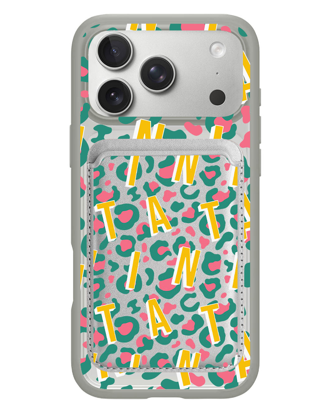 iPhone Magnetic Wallet Case - Leopard Monogram 4.0
