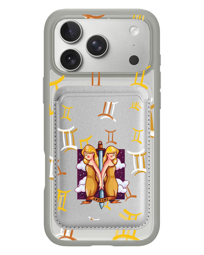 iPhone Magnetic Wallet Case - Gemini