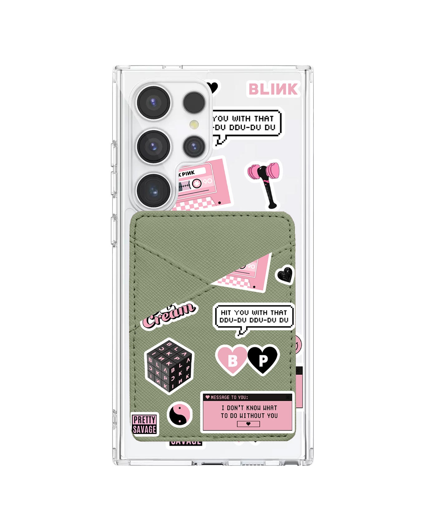 Android Phone Wallet Case - Blackpink Sticker Pack