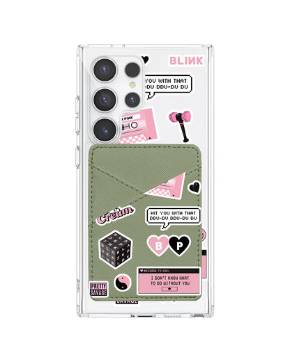 Android Phone Wallet Case - Blackpink Sticker Pack