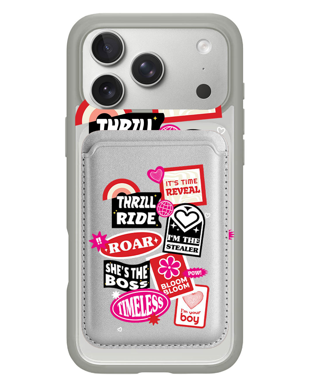 iPhone Magnetic Wallet Case - The Boyz Song Sticker Pack