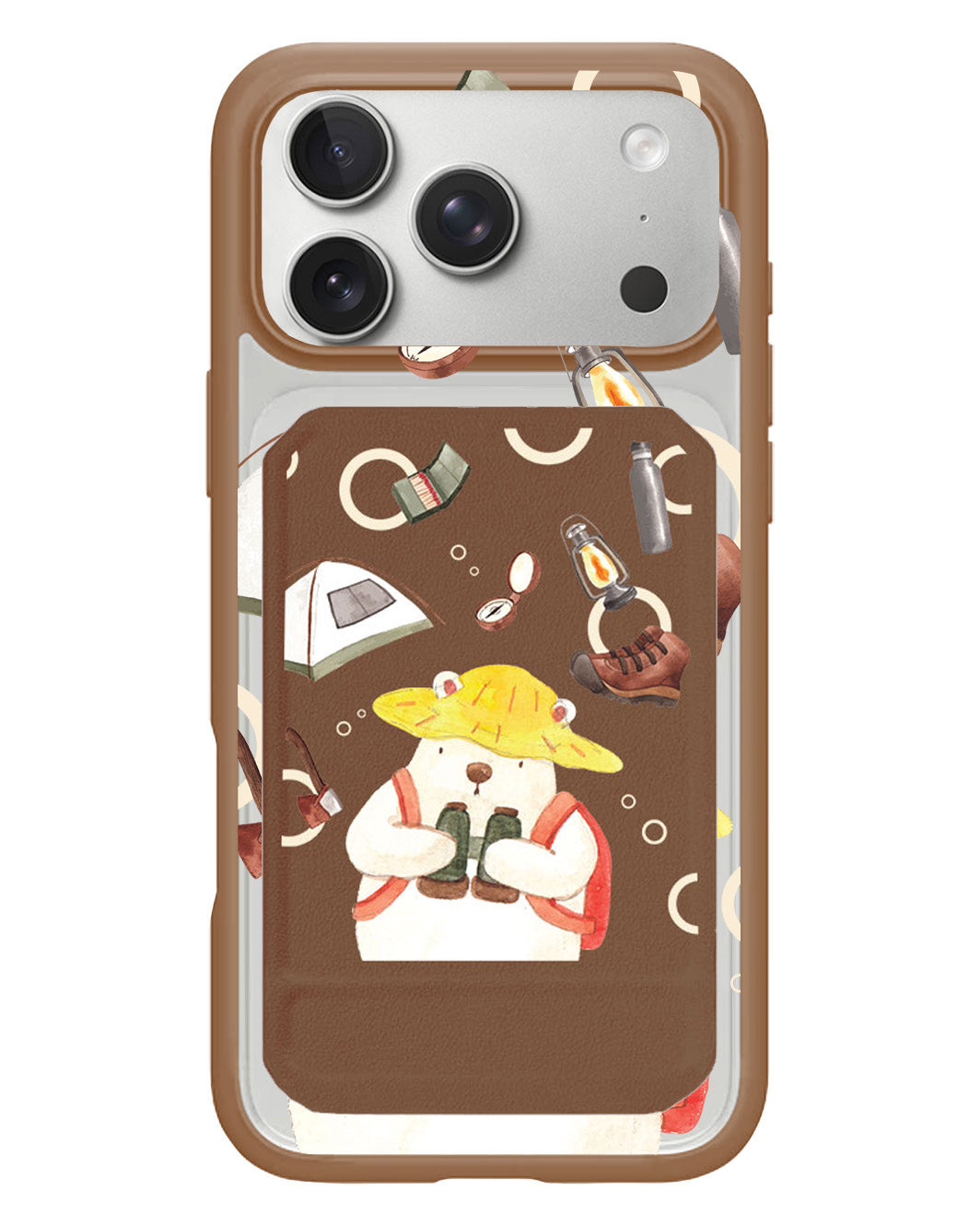 iPhone Magnetic Multifold Wallet - Advanture Of Bear