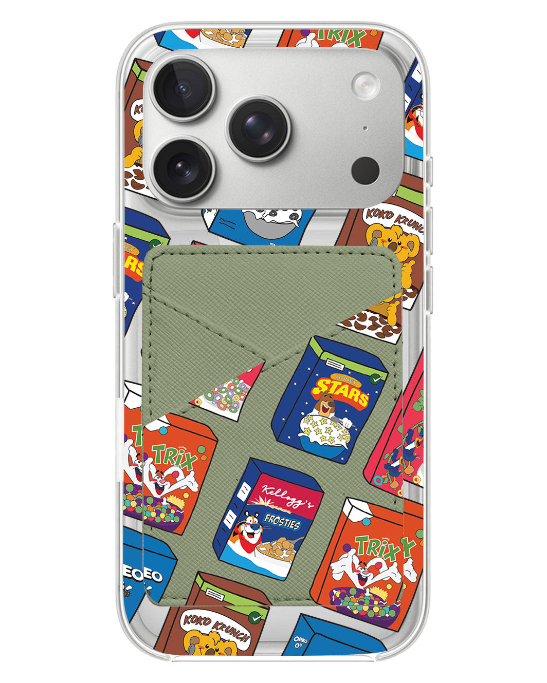 iPhone Phone Wallet Case - Cereal Boxes 2.0