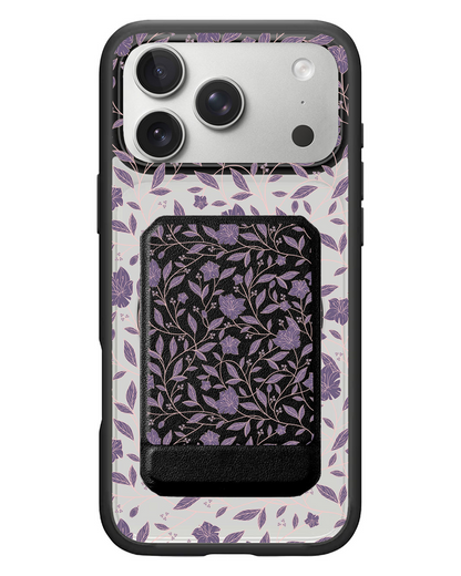 iPhone Magnetic Multifold Wallet - Sketchy Flower 4.0